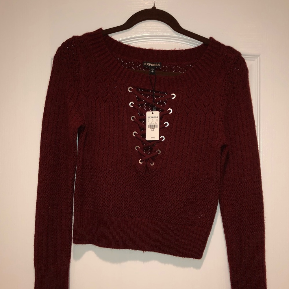 NEW Express Cropped Sweater